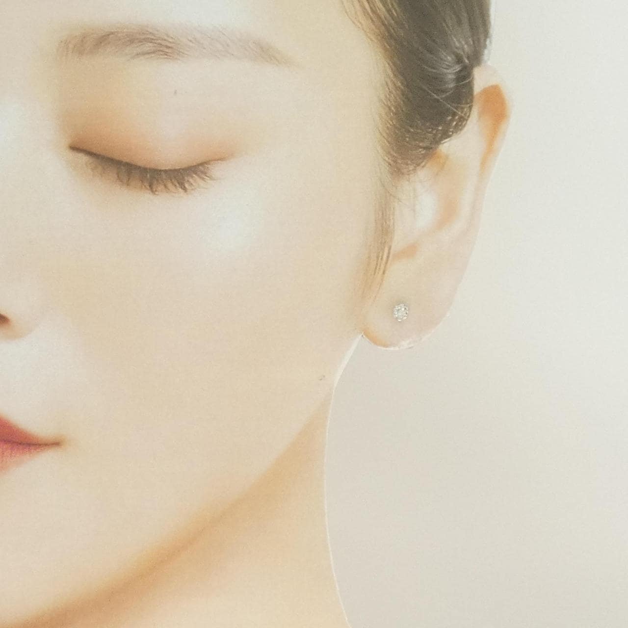 PT900 ダイヤモンド ピアス 0.20CT