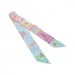 エルメス SUPER SILK QUEST ツイリー 064011S スカーフ