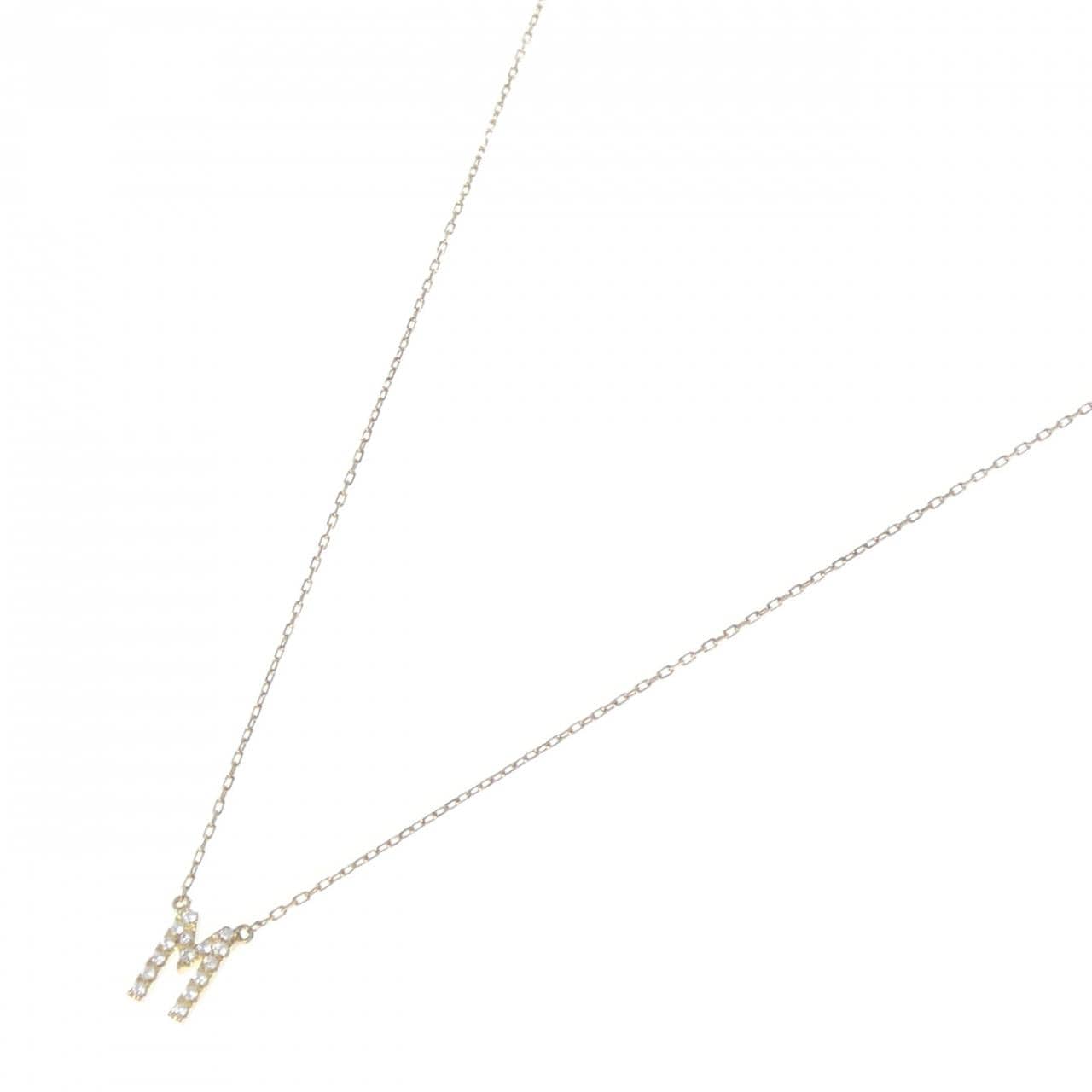 アーカー イニシャル ネックレス 0.06CT