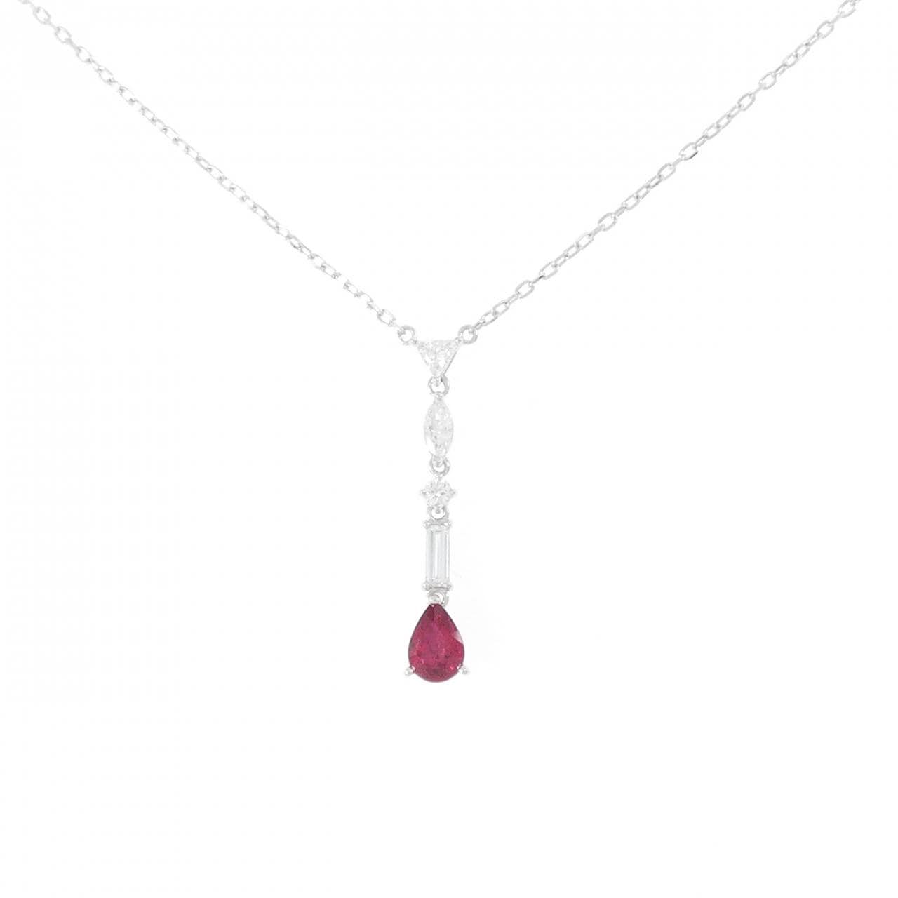 ミキモト ルビー ネックレス 0.67CT