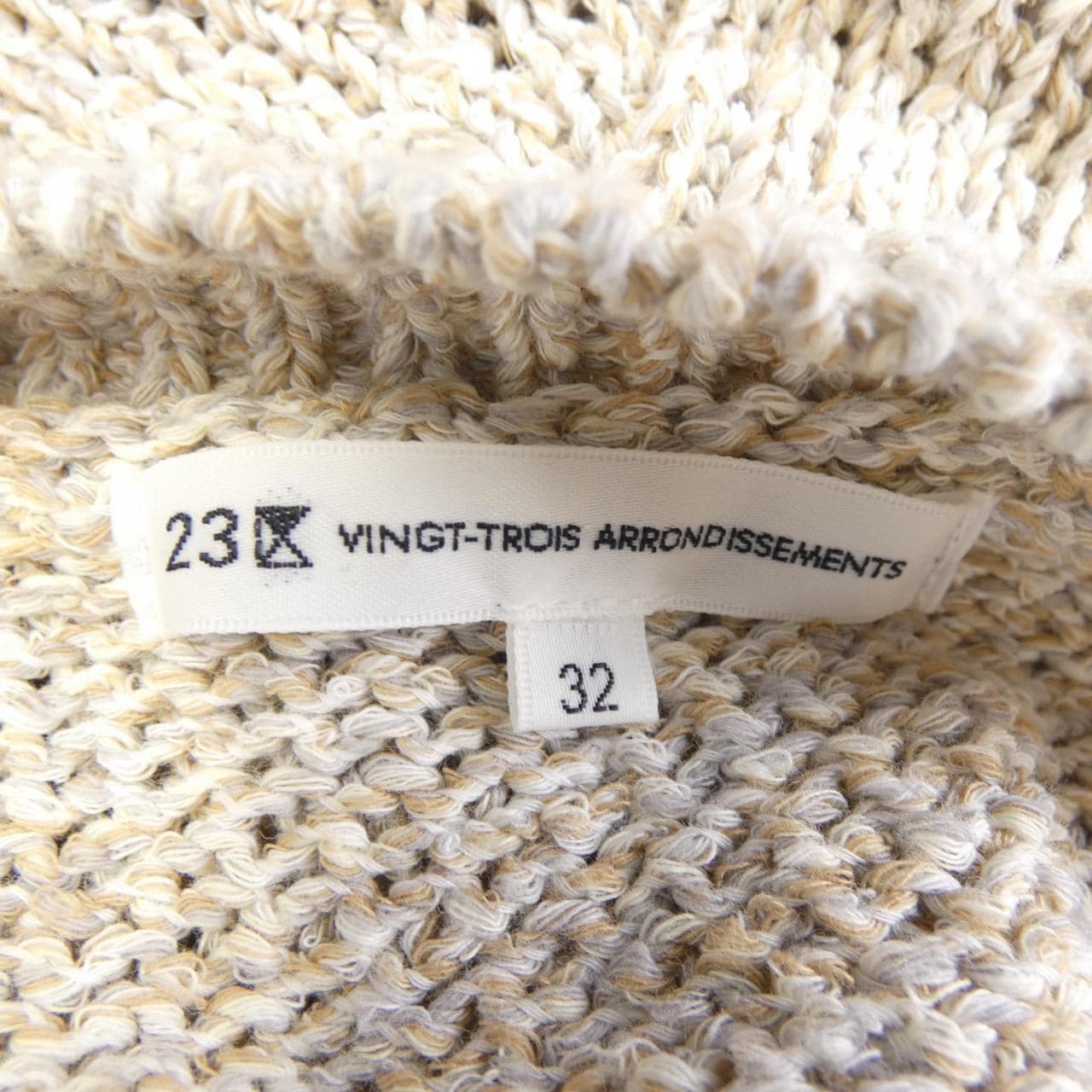 ニジュウサンク 23区 ニット