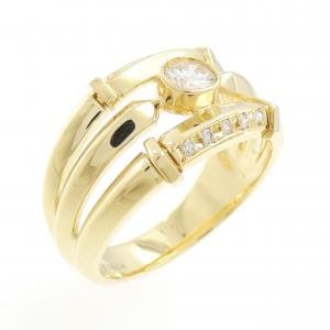 K18YG ダイヤモンド リング 0.306CT