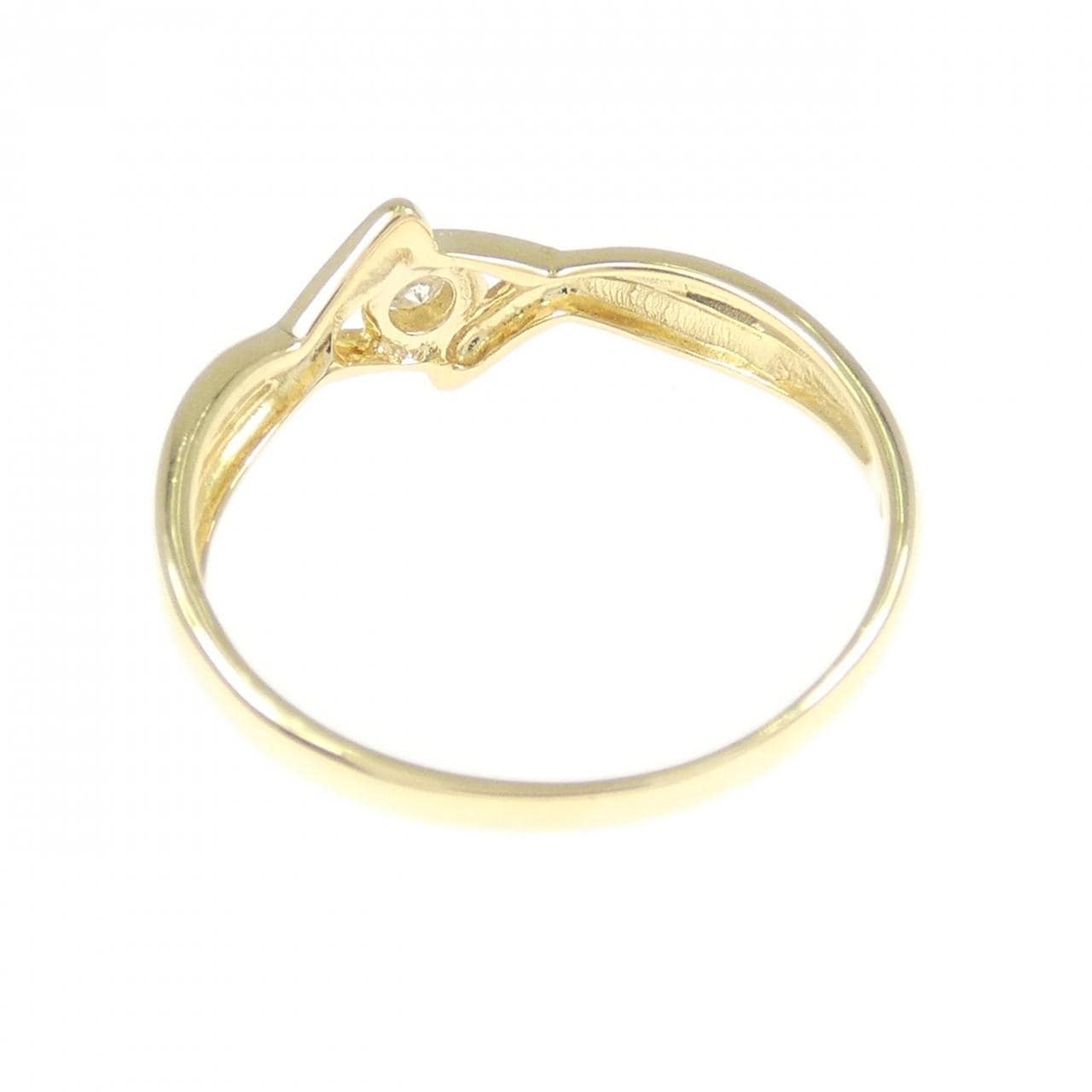 K18YG ダイヤモンド リング 0.05CT