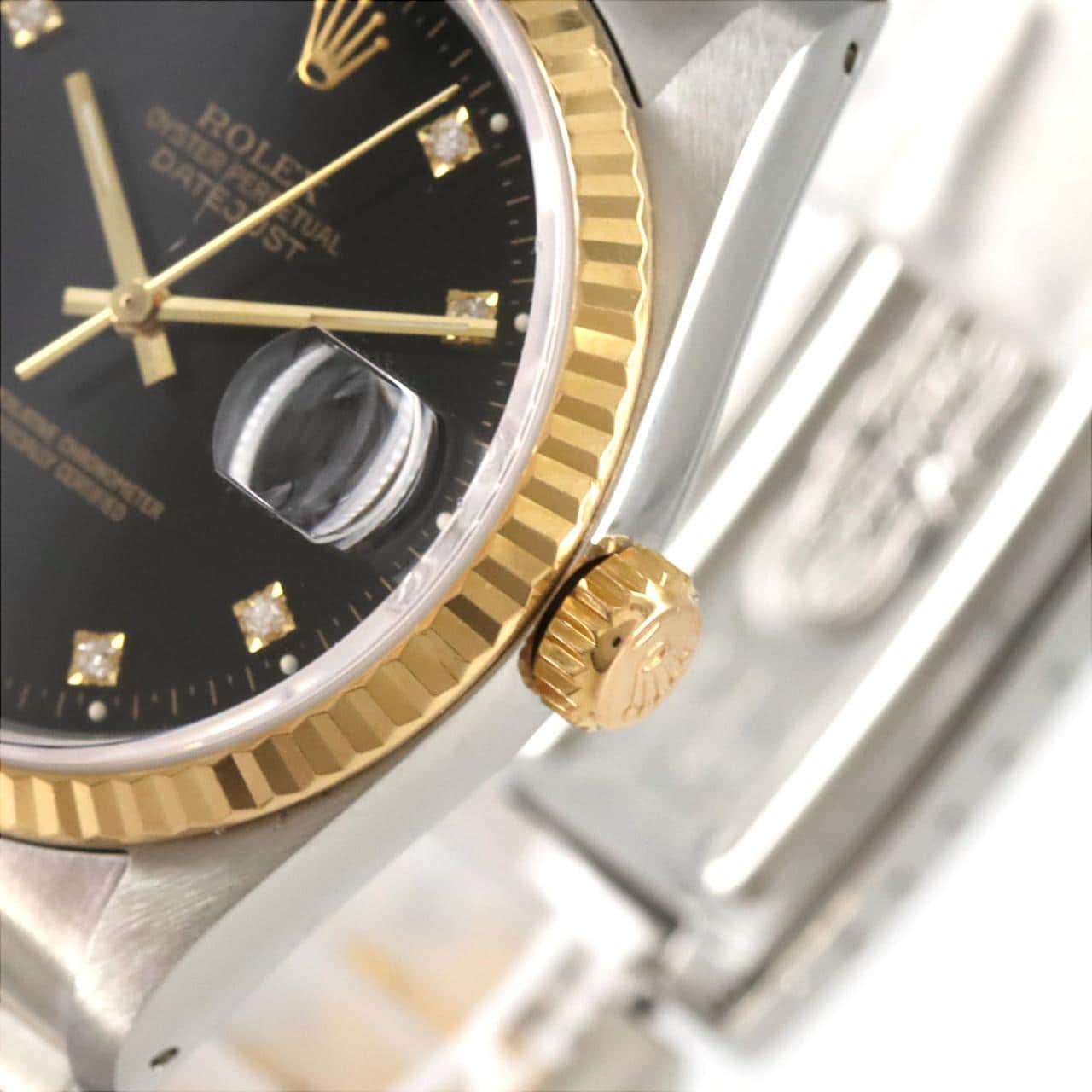 ロレックス デイトジャスト 16233G. SSxYG 自動巻 E番