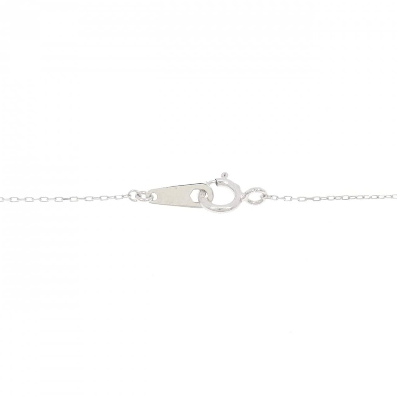 K18WG ダイヤモンド ネックレス 0.20CT
