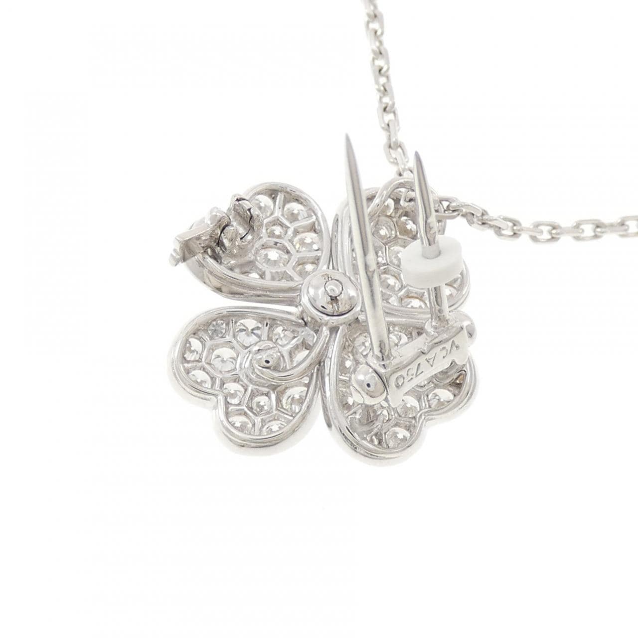 ヴァンクリーフ&アーペル コスモス クリップペンダント ミディアム ネックレス