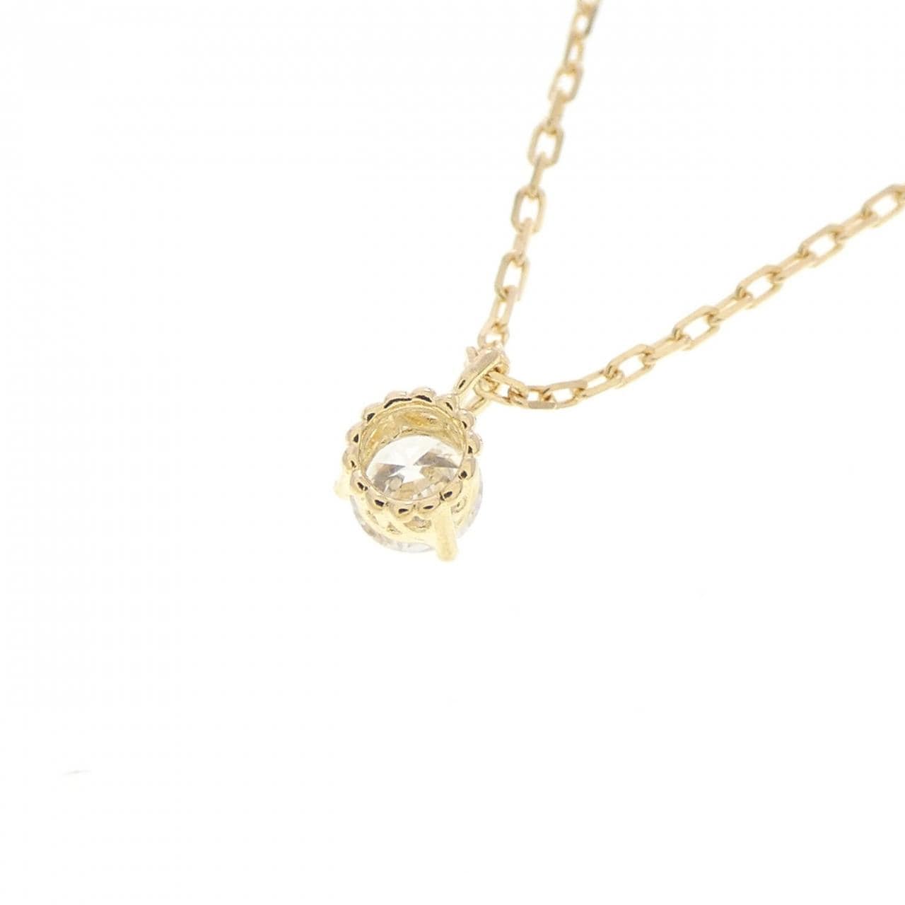 アガット ダイヤモンド ネックレス 0.05CT