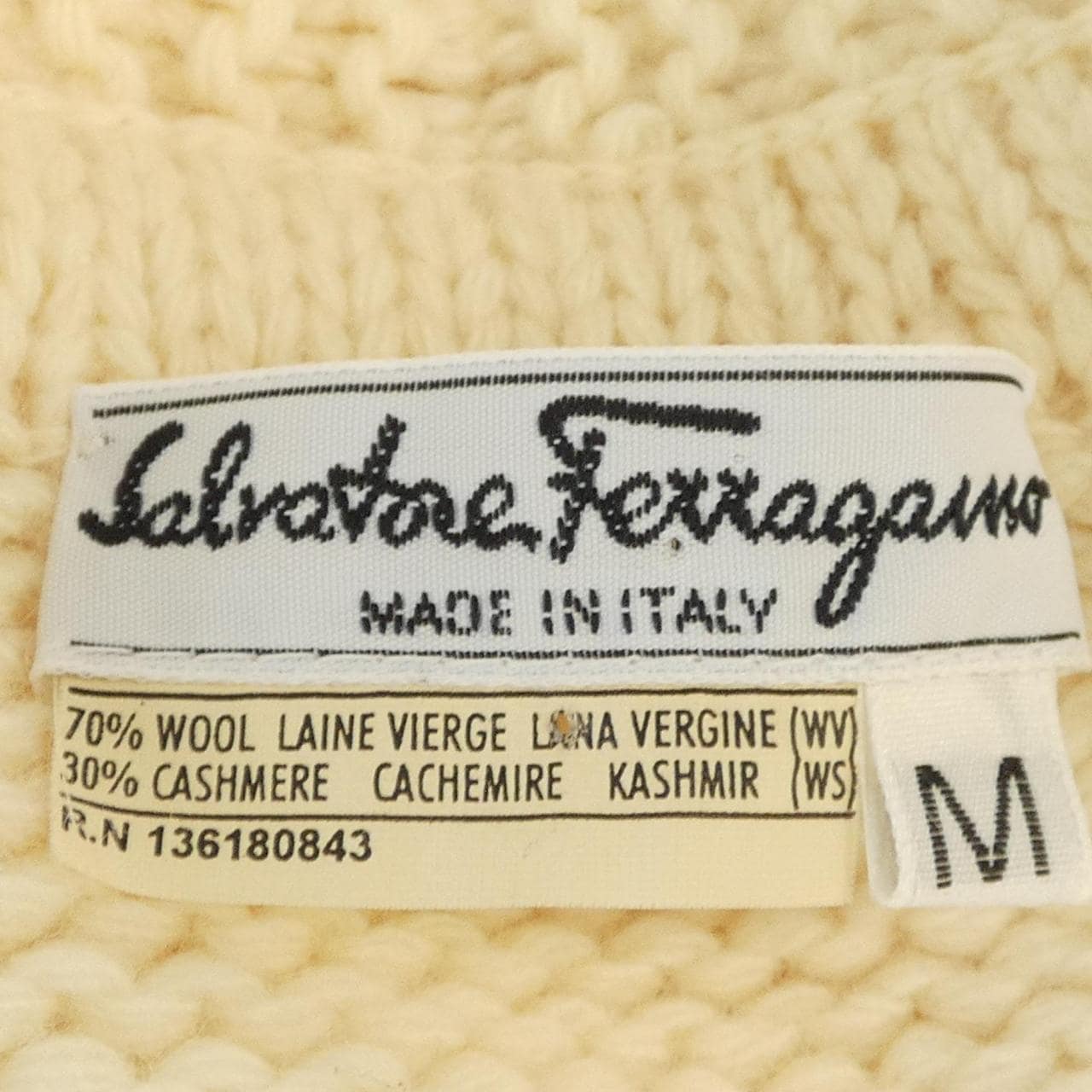 【ヴィンテージ】サルヴァトーレフェラガモ SALVATORE FERRAGAMO カーディガン