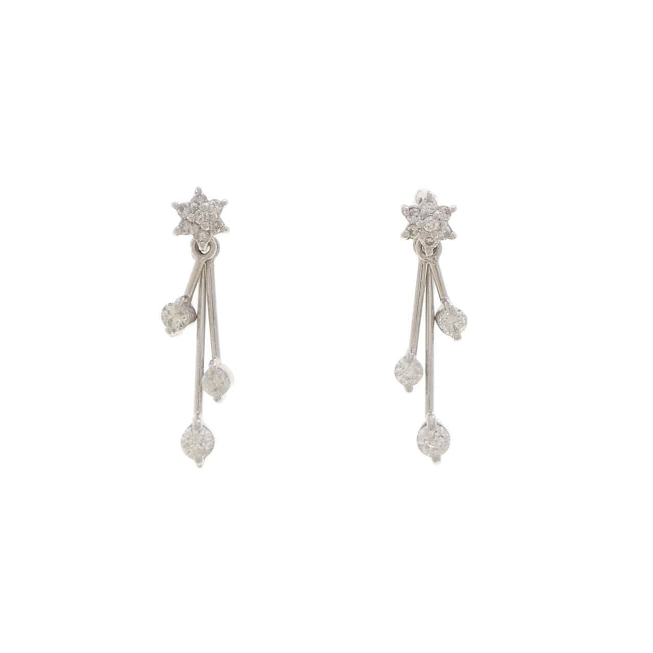 ヴァンドーム ダイヤモンド ピアス 0.30CT