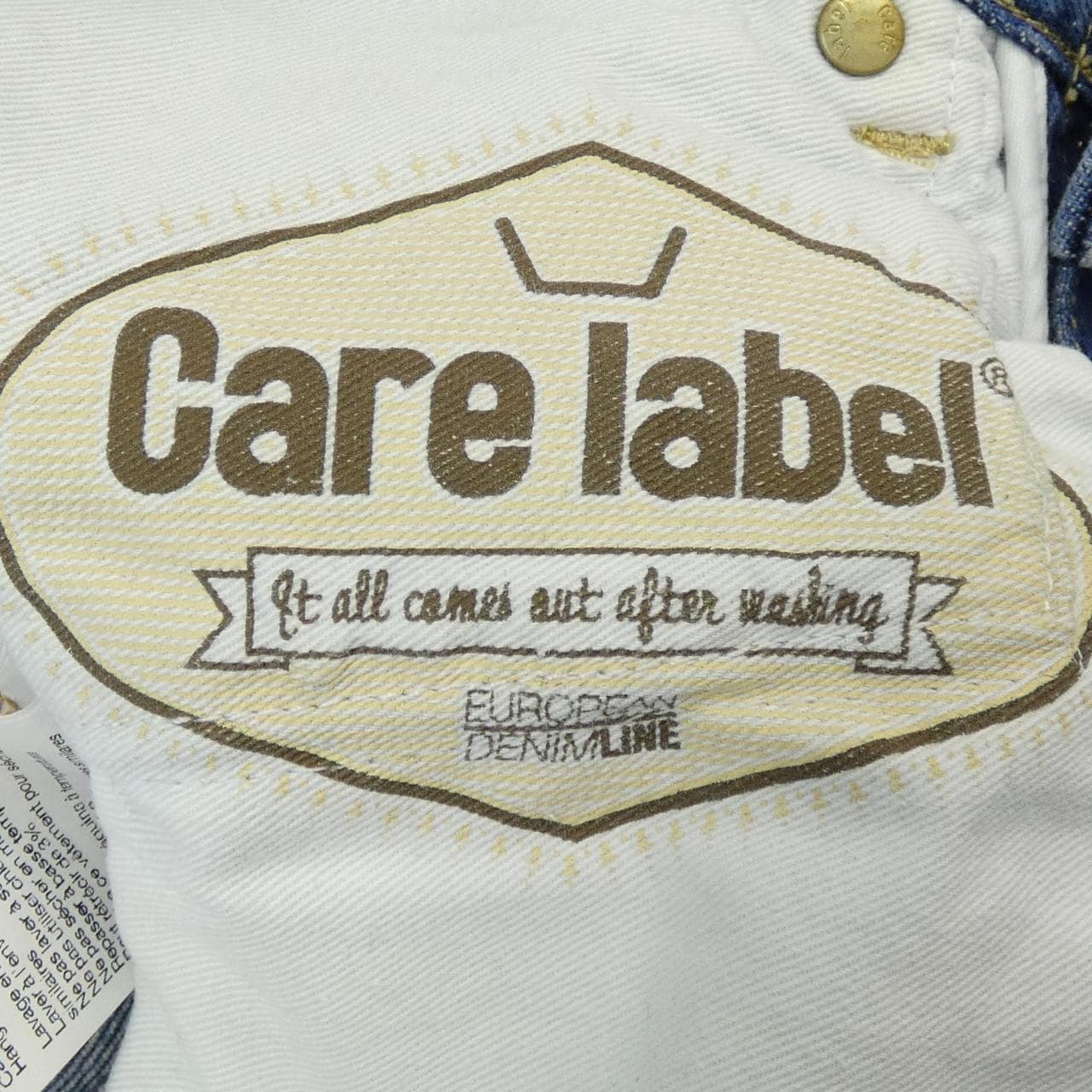 Care label CARELABEL jeans