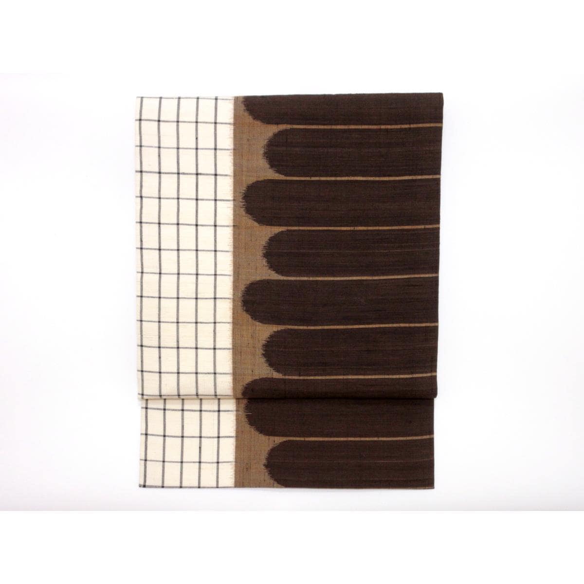Nagoya obi, pongee weave