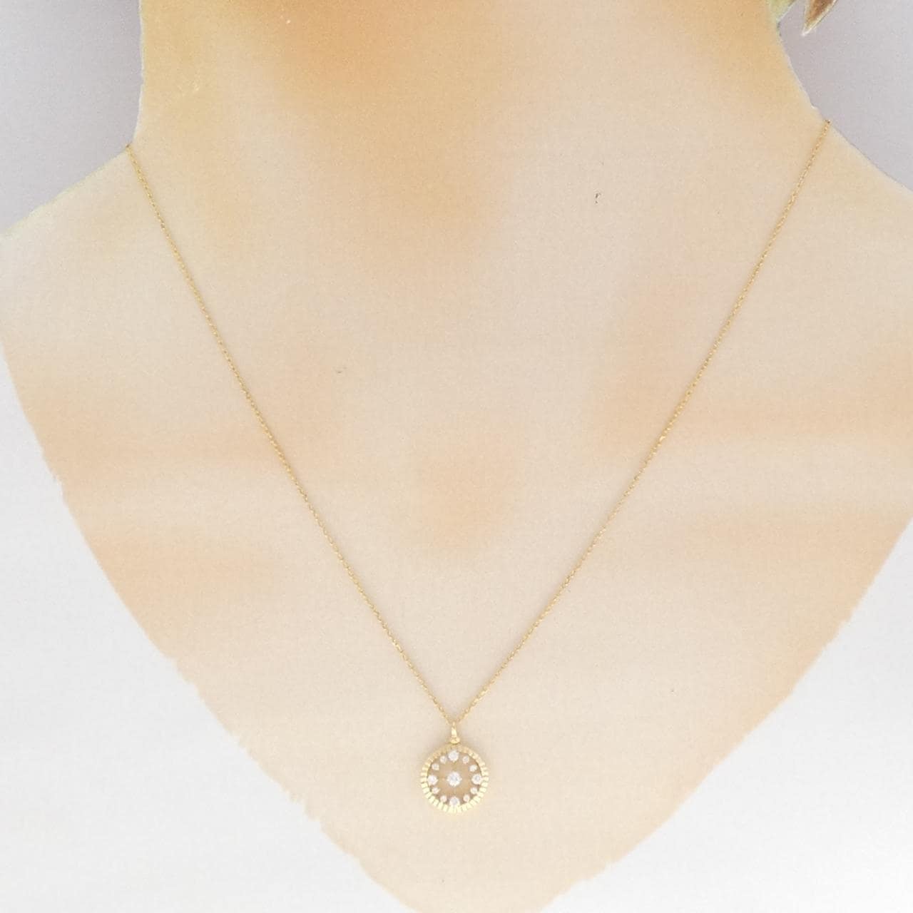 スタージュエリー ダイヤモンド ネックレス 0.12CT