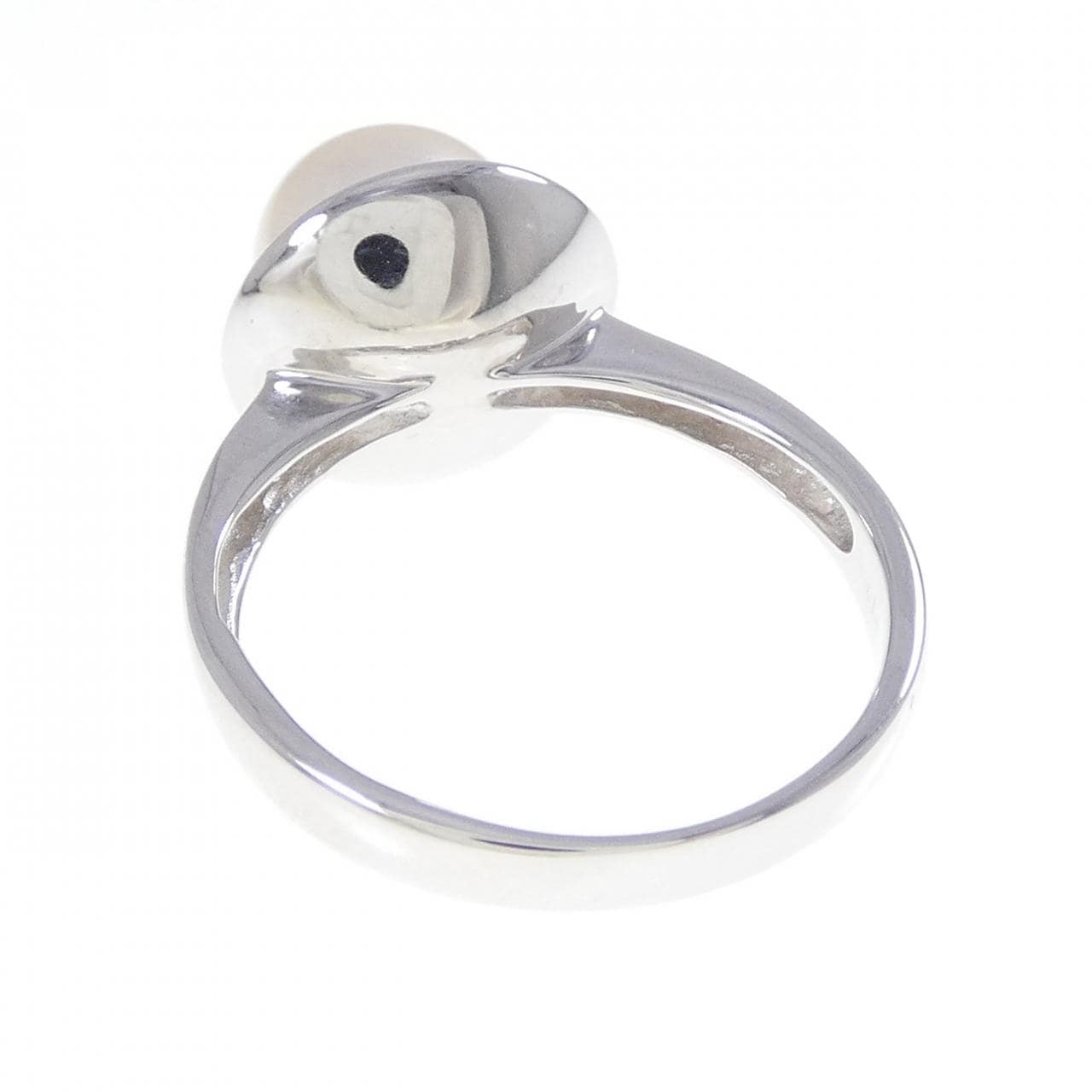 K18WG アコヤパール リング 8.3mm