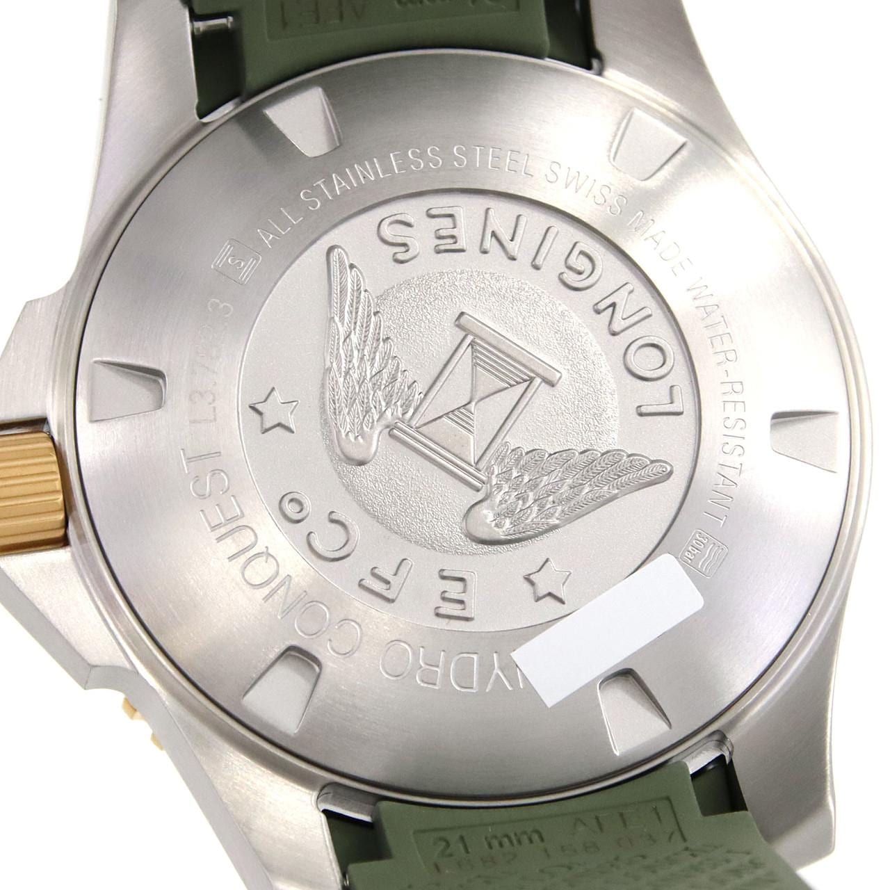 [新品] LONGINES HydroConquest Combi L3.782.3.06.9 SSxGP自動上弦