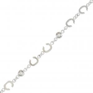 K18WG ダイヤモンド ブレスレット 0.12CT