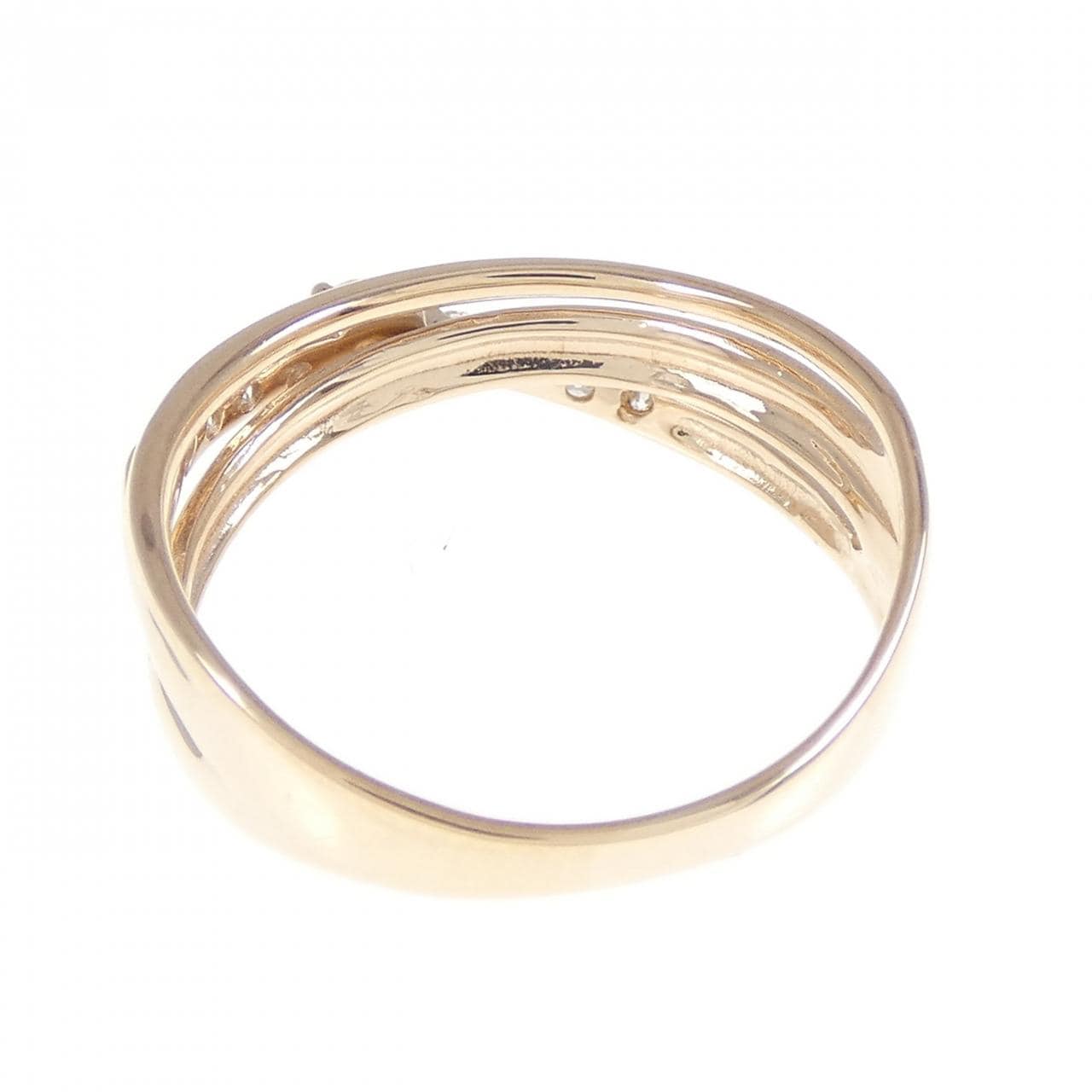 K18PG ダイヤモンド リング 0.33CT