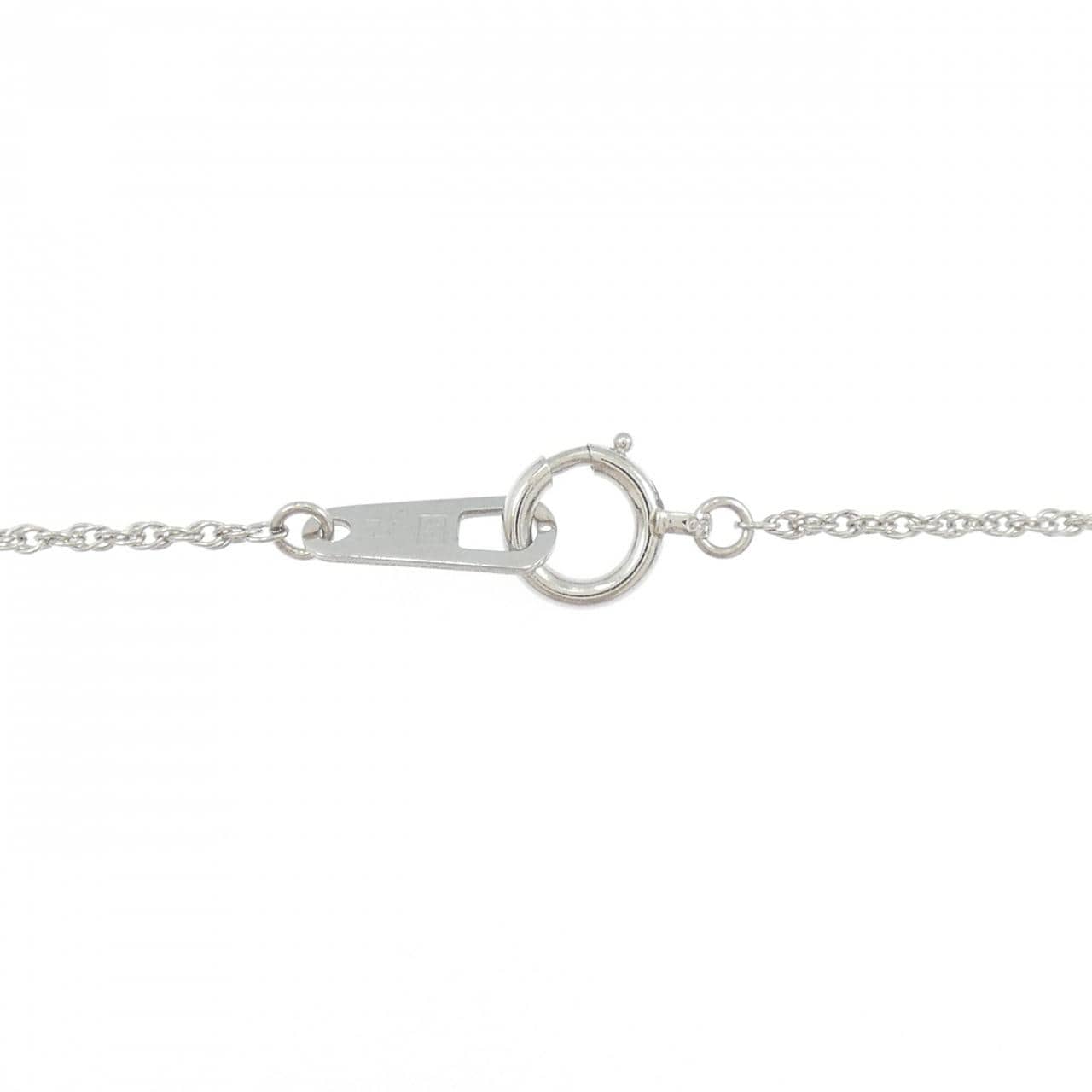 PT900/PT850 エメラルド ネックレス 0.86CT