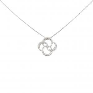 K18WG ダイヤモンド ネックレス 0.05CT