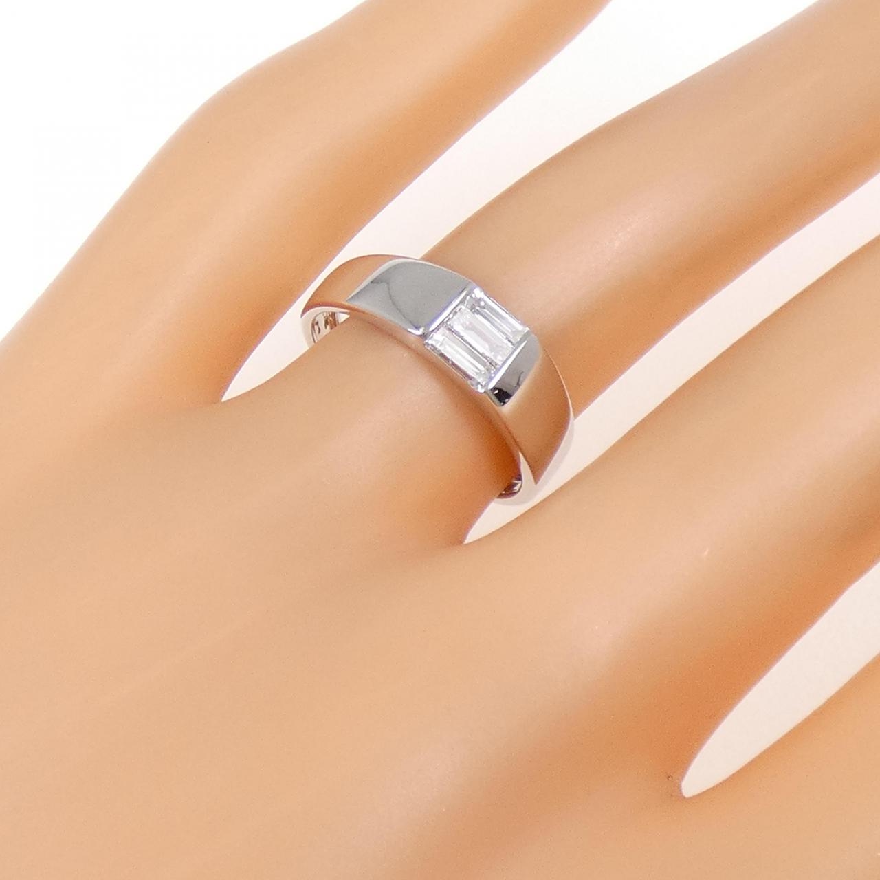 K18WG ダイヤモンド リング 0.20CT