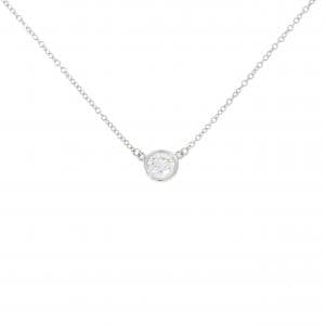 ティファニー バイザヤード ネックレス 0.35CT G VS2 3EXT