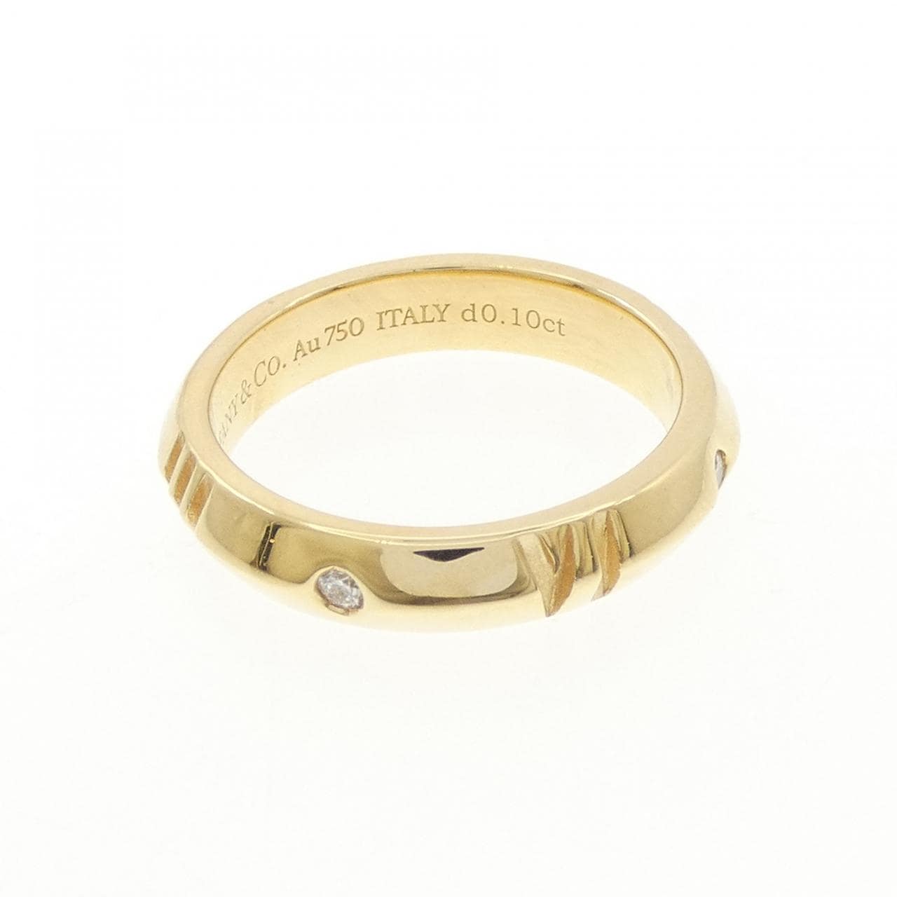 ティファニー アトラス Xクローズド ナロー リング 0.10CT