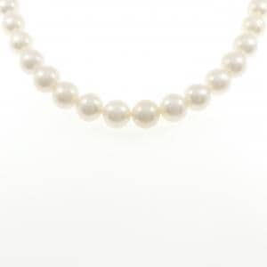 シルバークラスプ 白蝶パール ネックレス 9-12mm