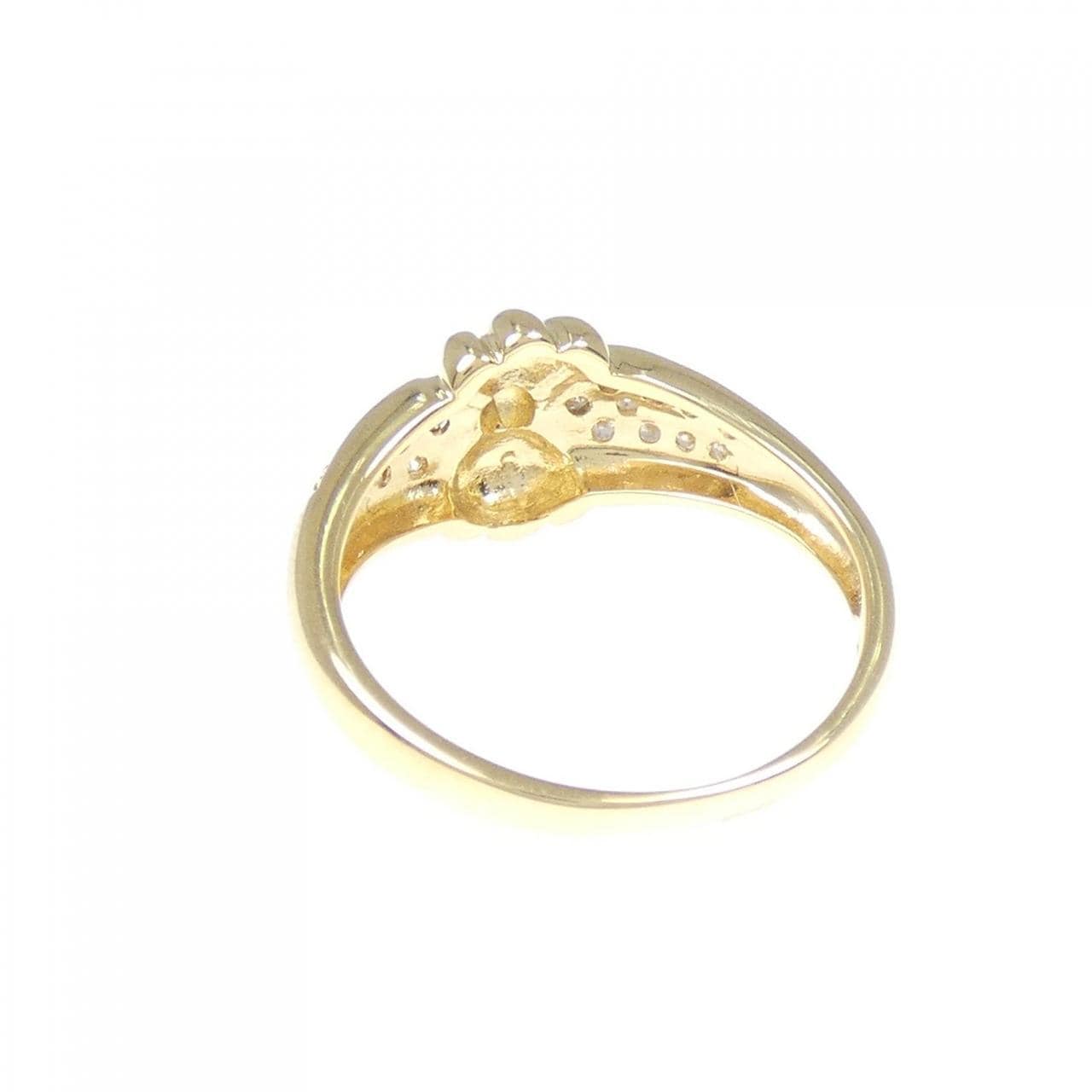 K18YG ダイヤモンド リング 0.15CT
