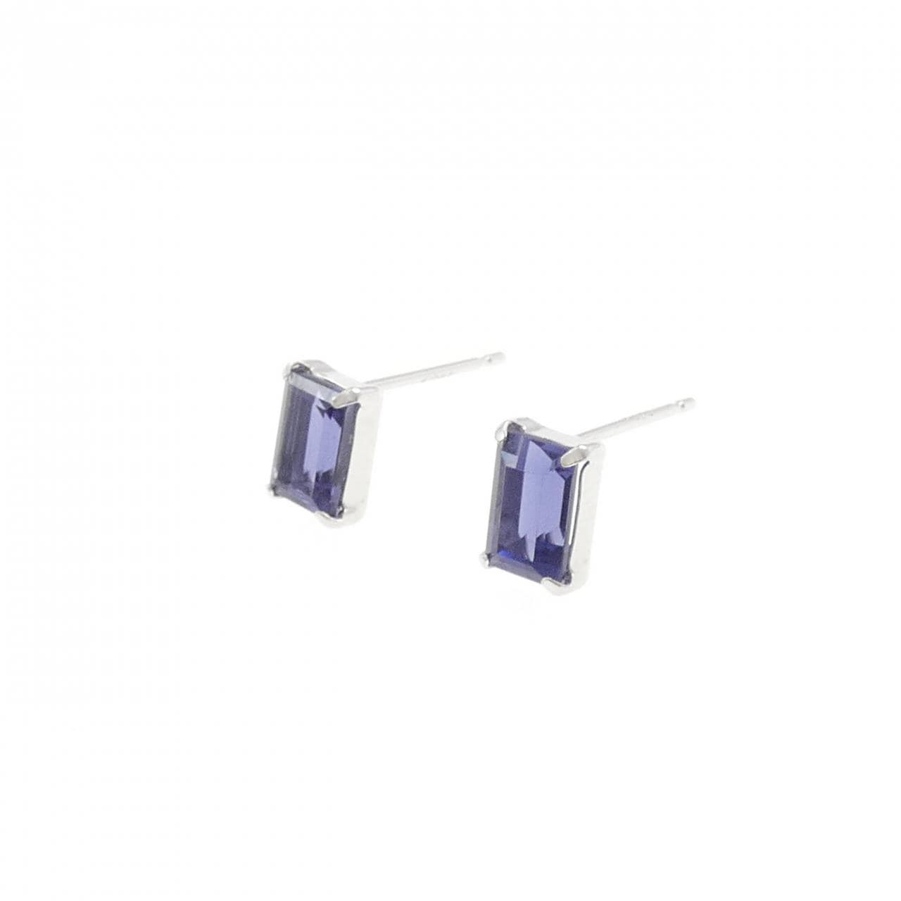 K10WG Iolite Earrings