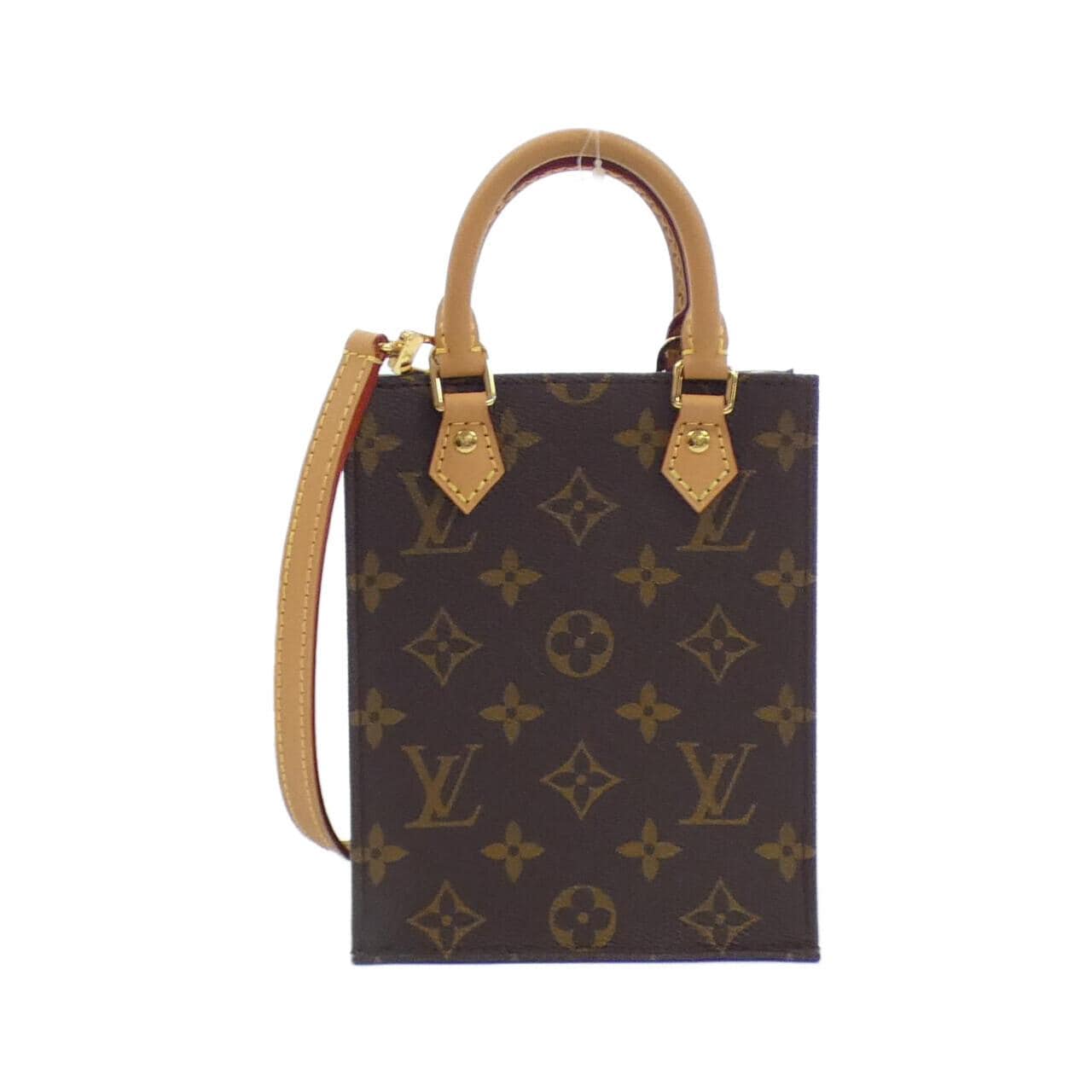 LOUIS VUITTON Monogram Petite Sac Plat M81295 包