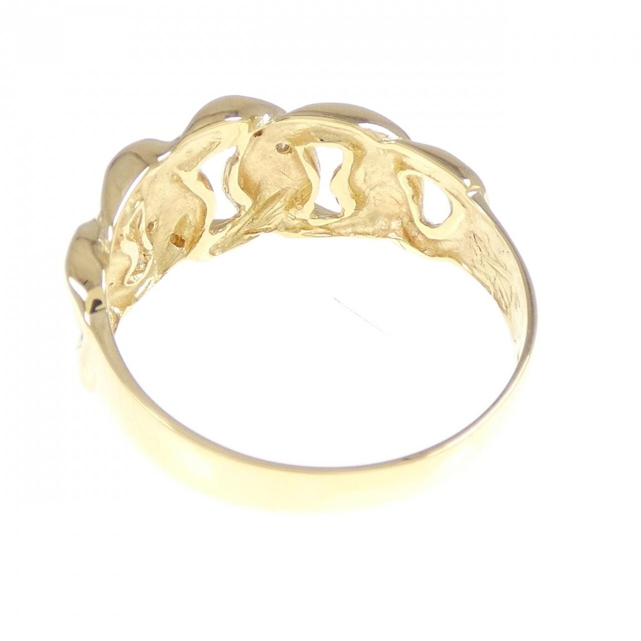 K18YG ダイヤモンド リング 0.02CT