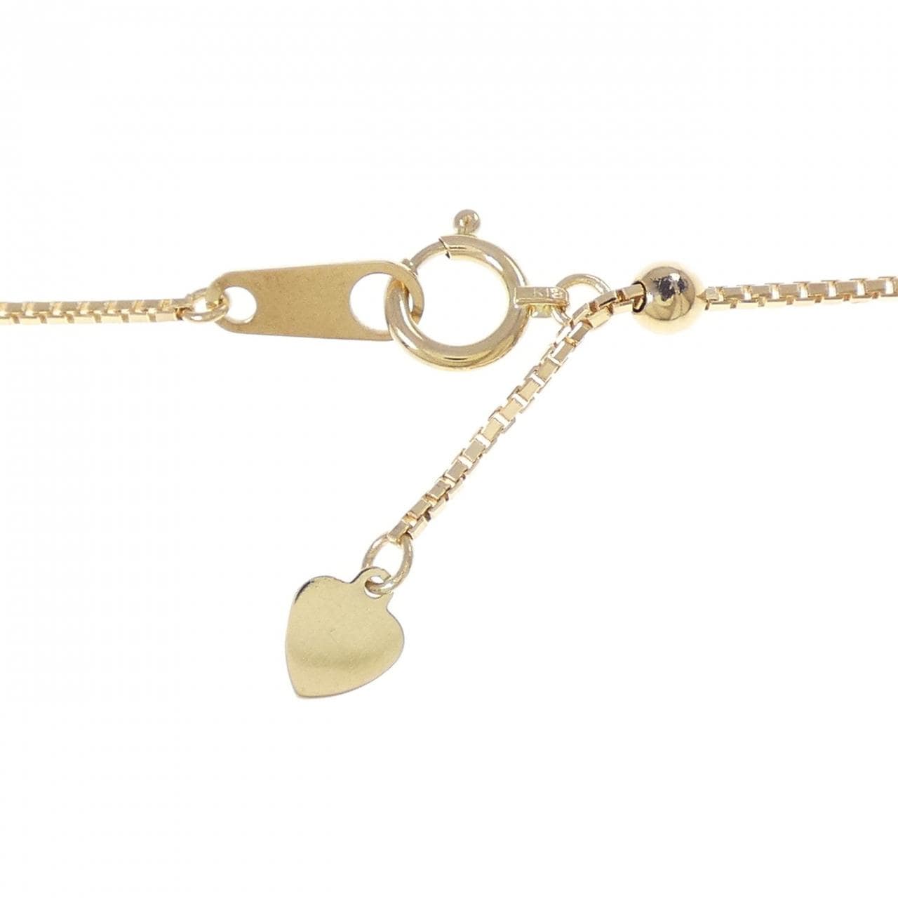 K18YG 白蝶パール ネックレス 10.6mm