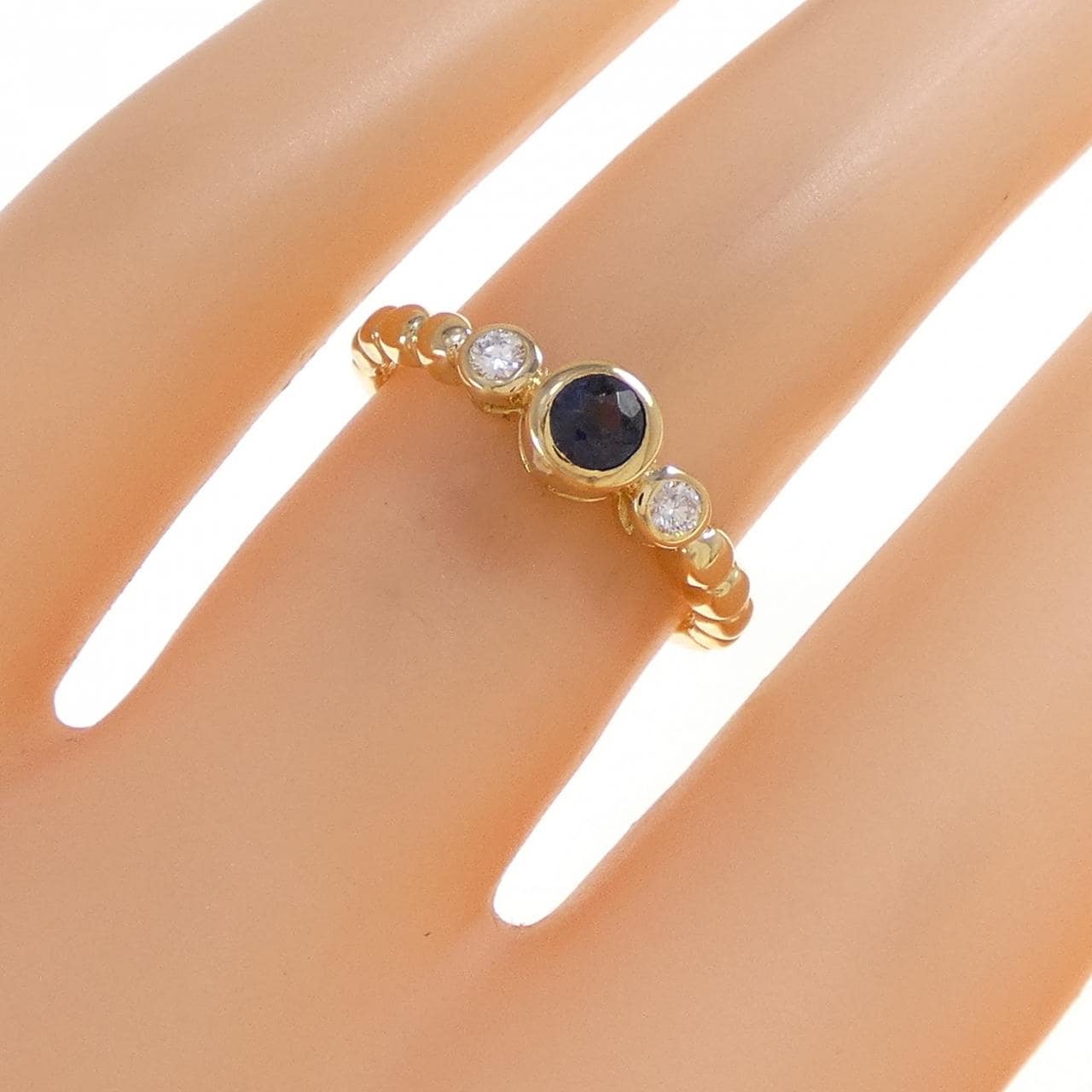 ミキモト サファイヤ リング 0.20CT