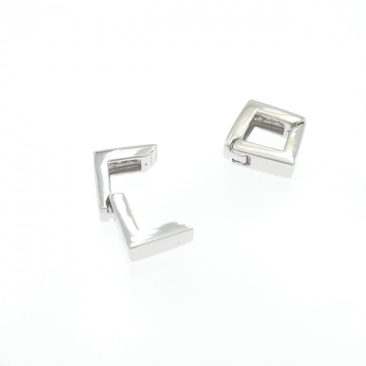 K18WG ダイヤモンド イヤリング 0.28CT