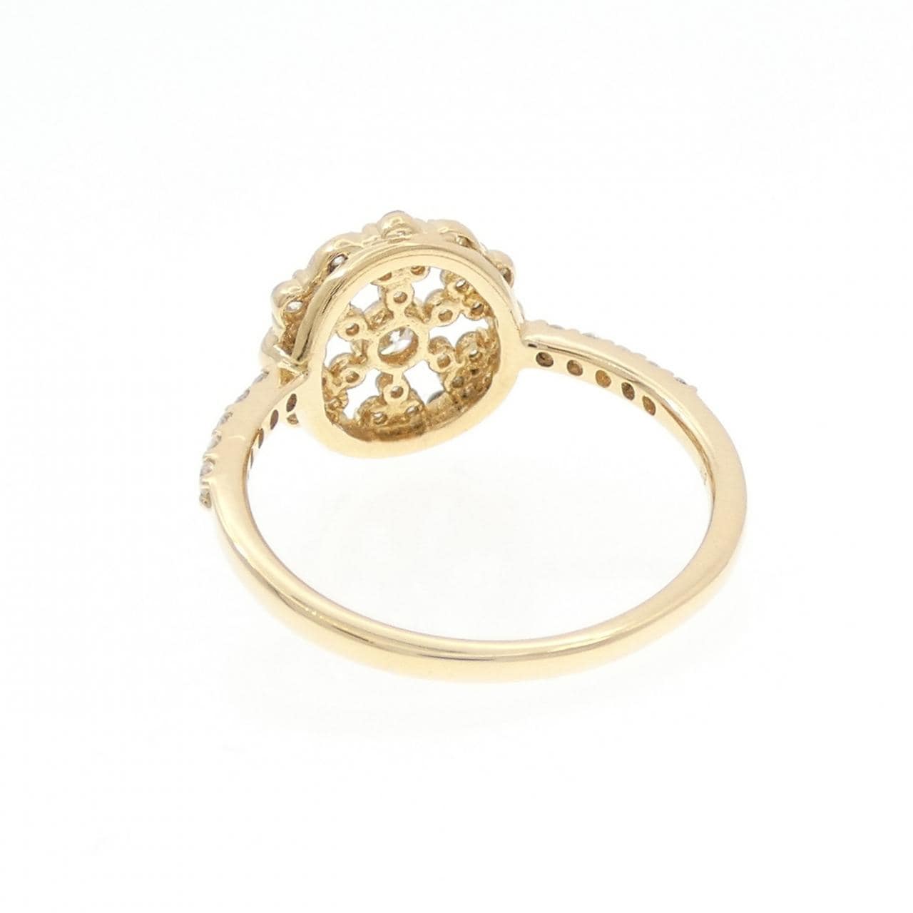K18YG ダイヤモンド リング 0.37CT