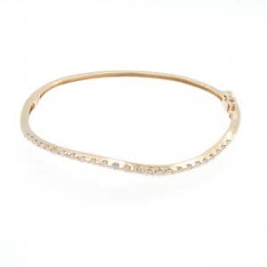 K18PG ダイヤモンド バングル 0.50CT