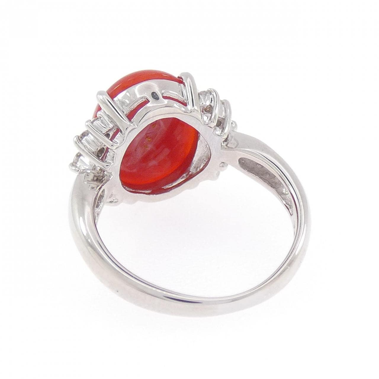 PT900 サンゴ リング 3.14CT