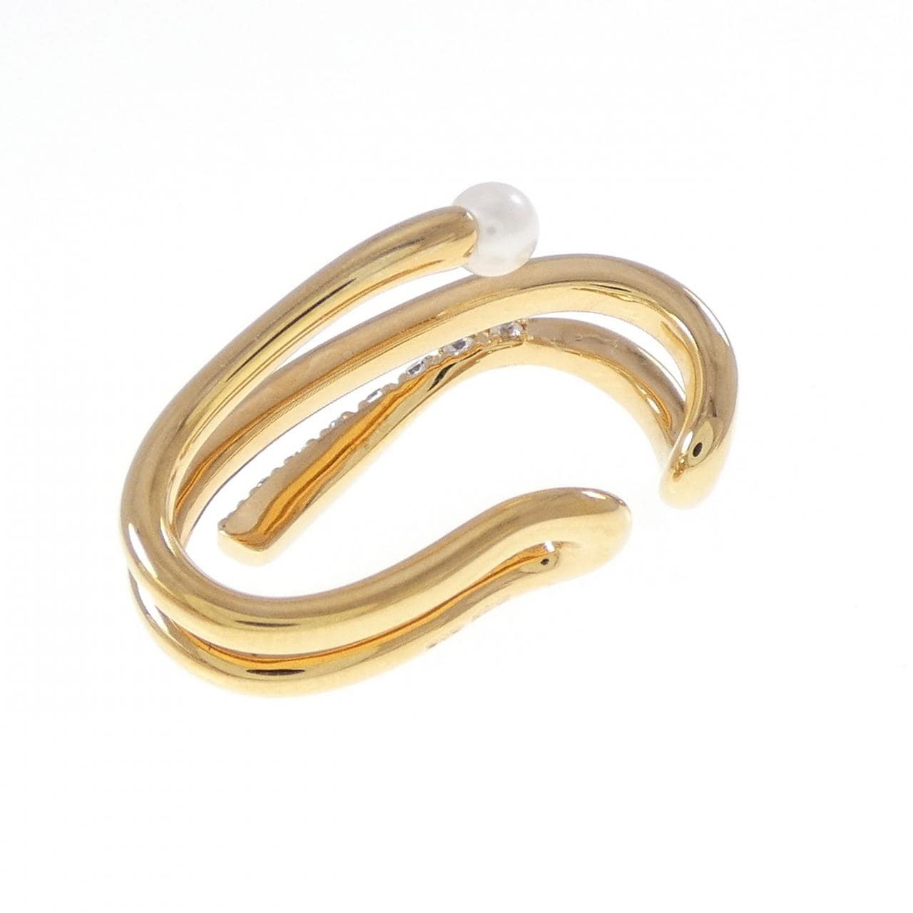 エテ 淡水パール イヤーカフ 片耳