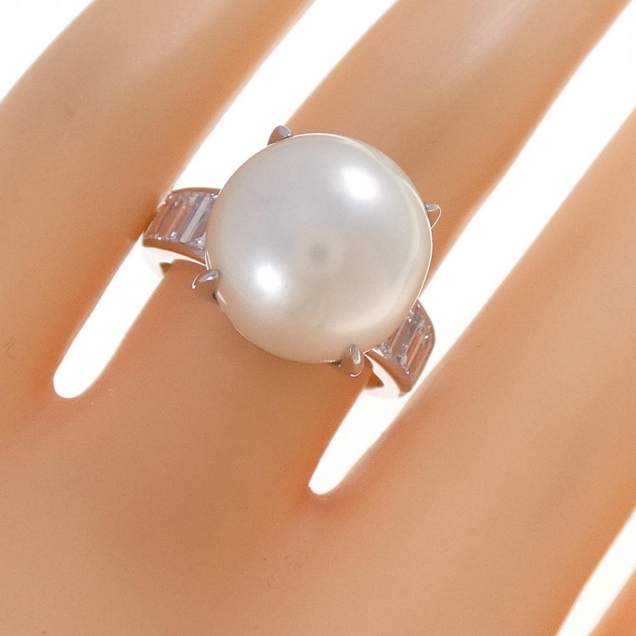 PT900 白蝶パール リング