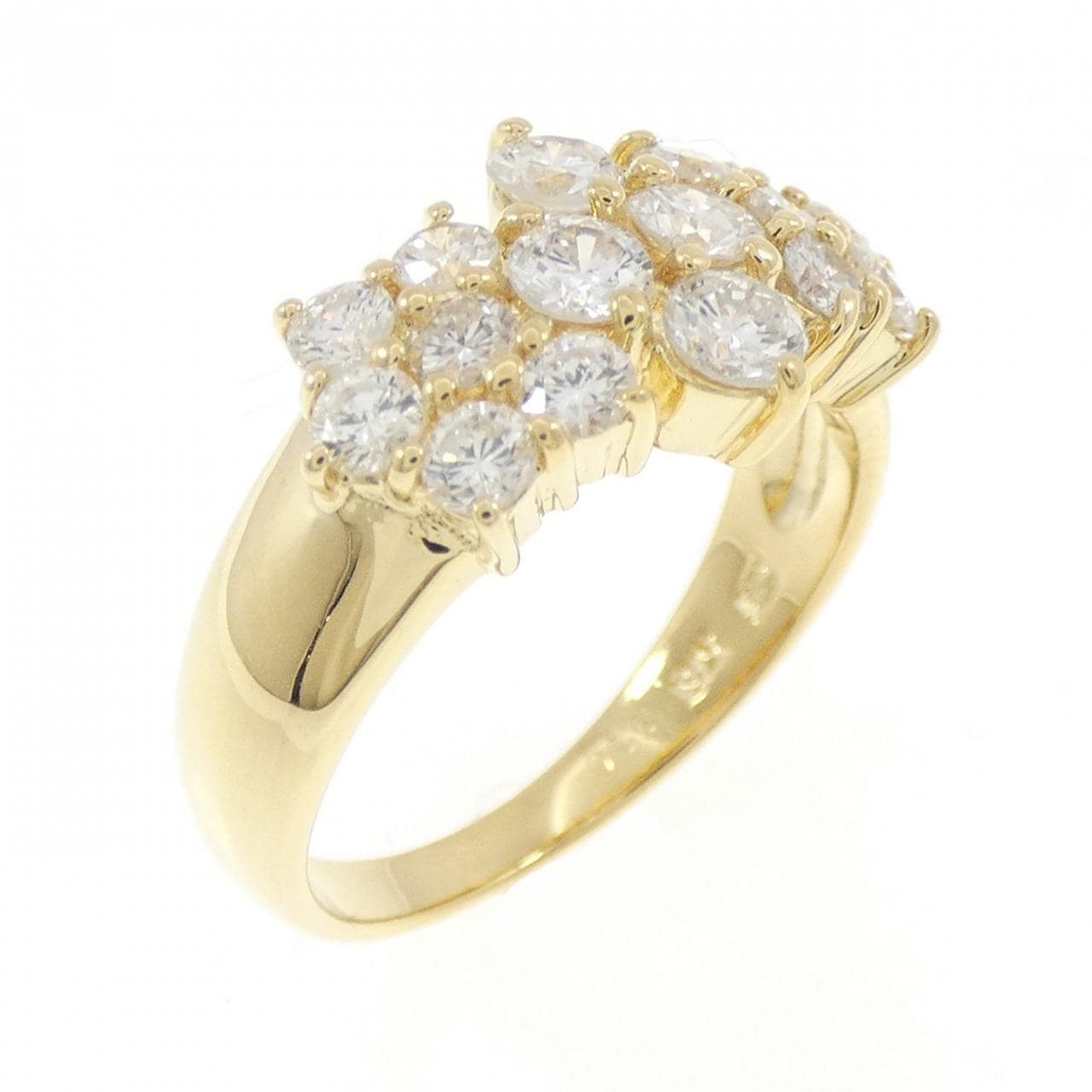 K18YG ダイヤモンド リング 1.10CT