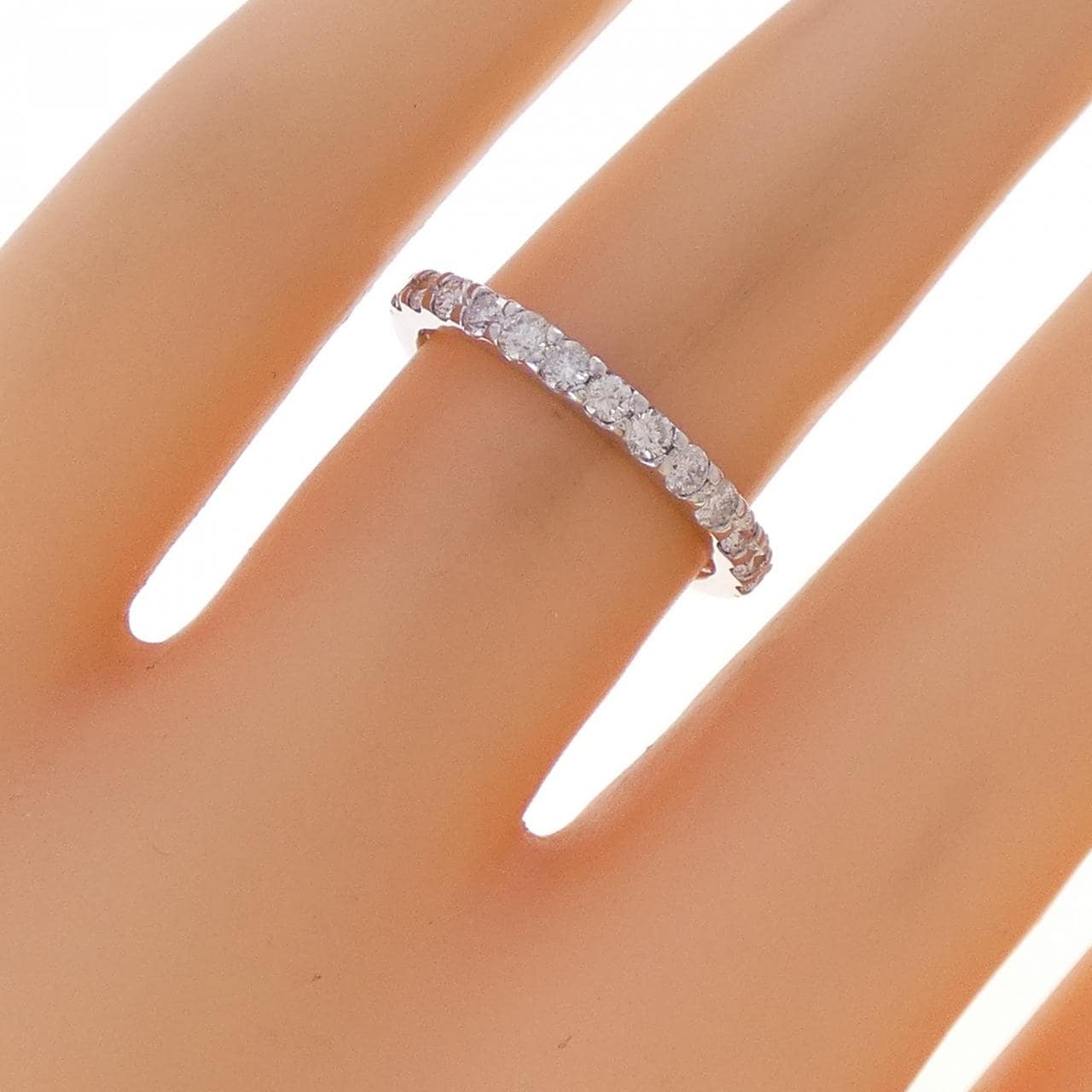 K18WG ダイヤモンド リング 0.43CT