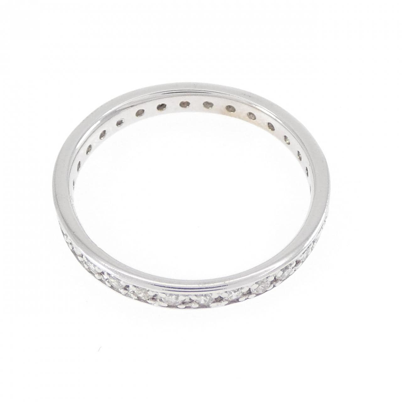 K18WG フルエタニティ ダイヤモンド リング 0.30CT