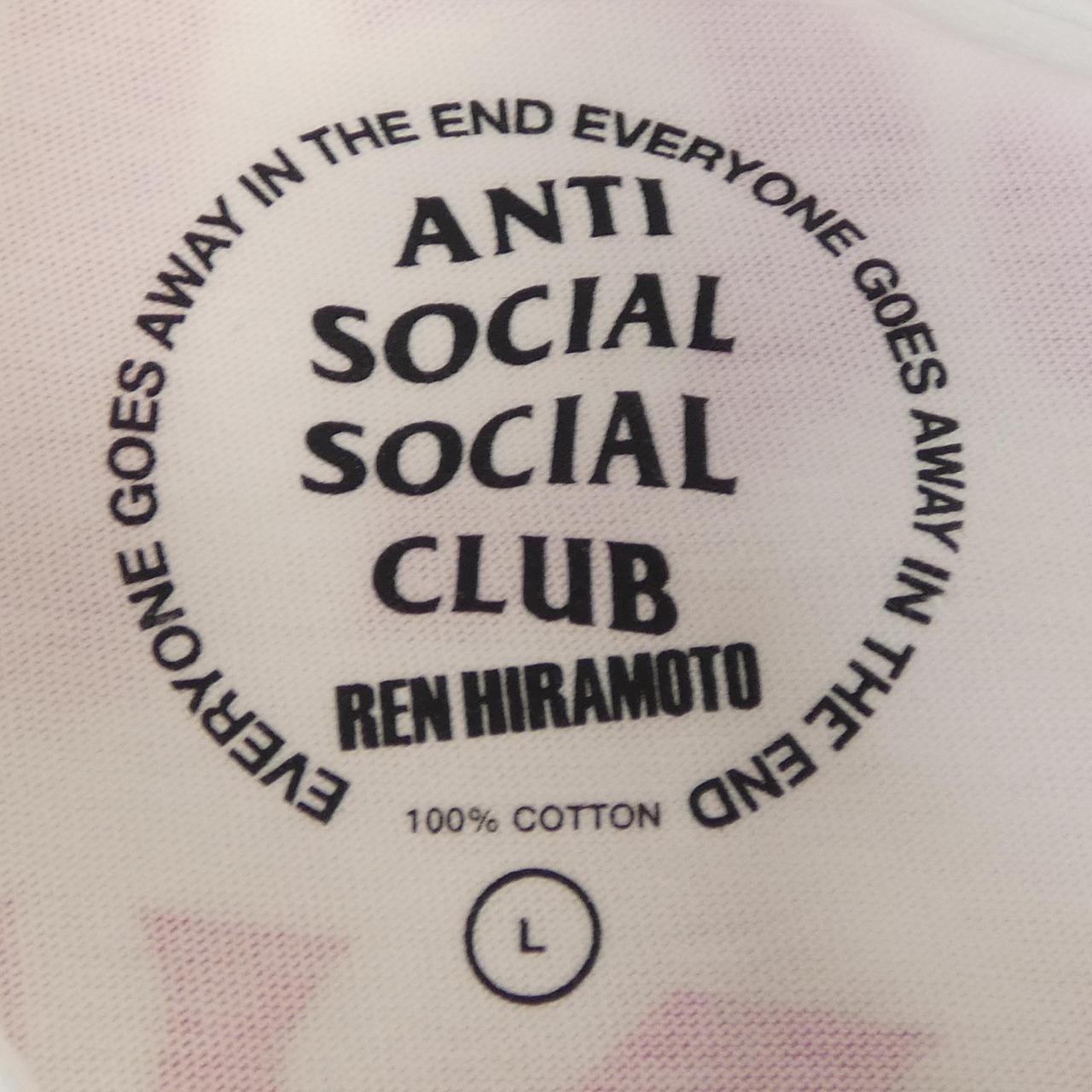 アンチソーシャルソーシャルクラブ ANTI SOCIAL SOCIAL CLUB REN HIRAMOTO Tシャツ