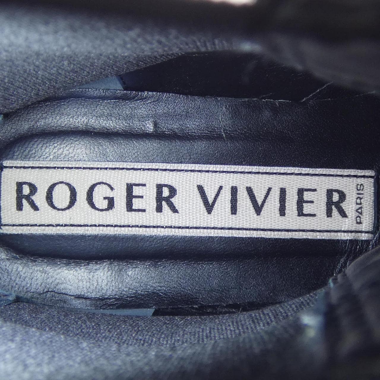 ロジェヴィヴィエ ROGER VIVIER Viv' Go-Thick ストラス バックル ブーツ