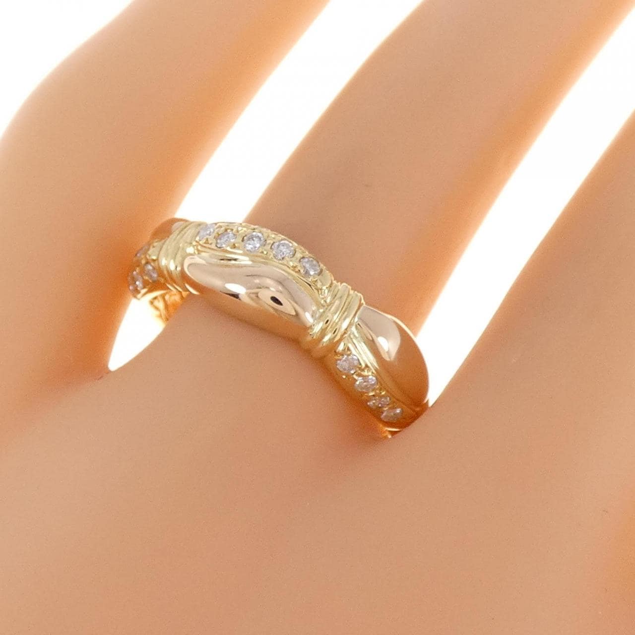 コメ兵｜K18YG/K18PG ダイヤモンド リング 0.23CT｜ジュエリー｜リング