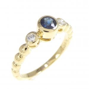 ミキモト サファイヤ リング 0.20CT