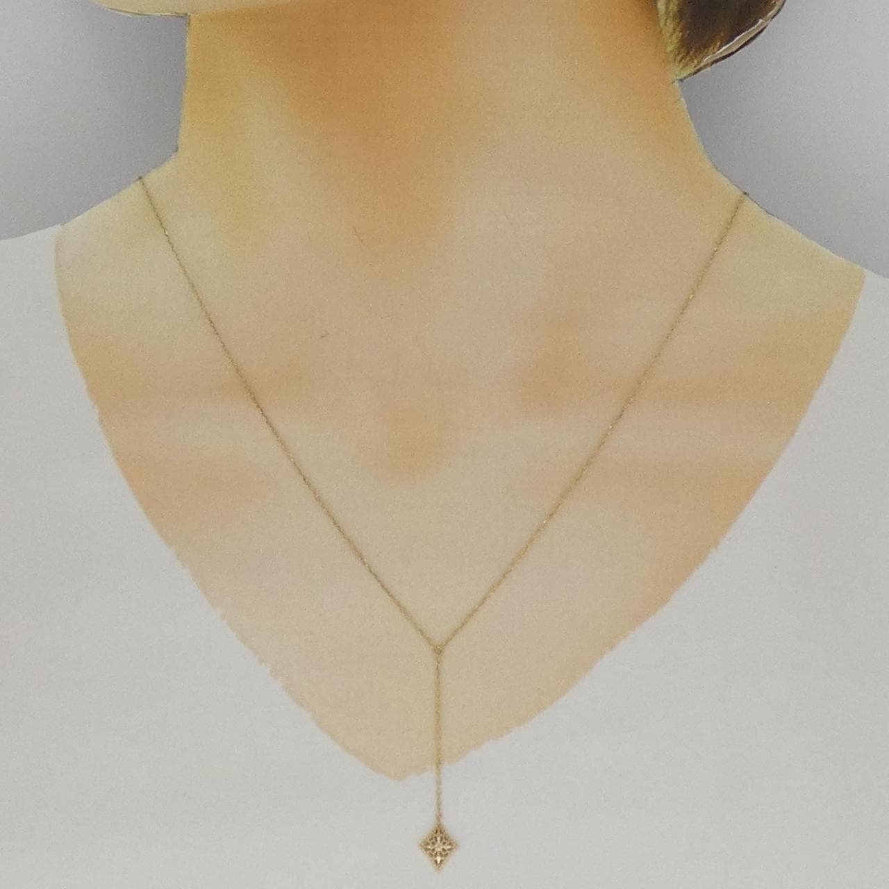K10YG ダイヤモンド ネックレス