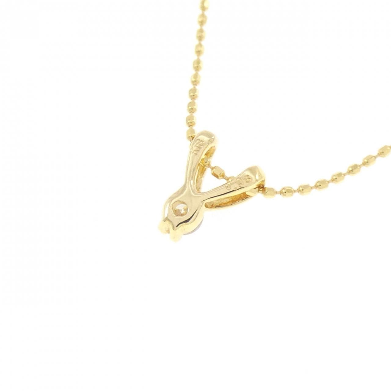 K18YG ダイヤモンド ネックレス 0.08CT