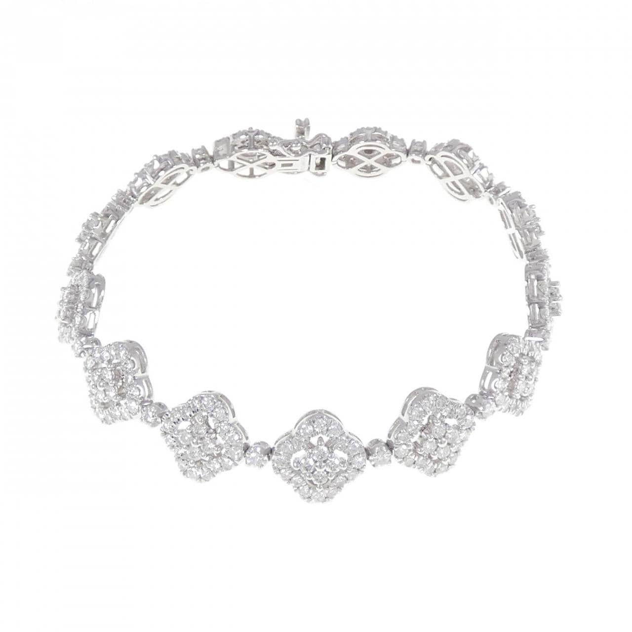 K18WG Diamond bracelet 5.00CT