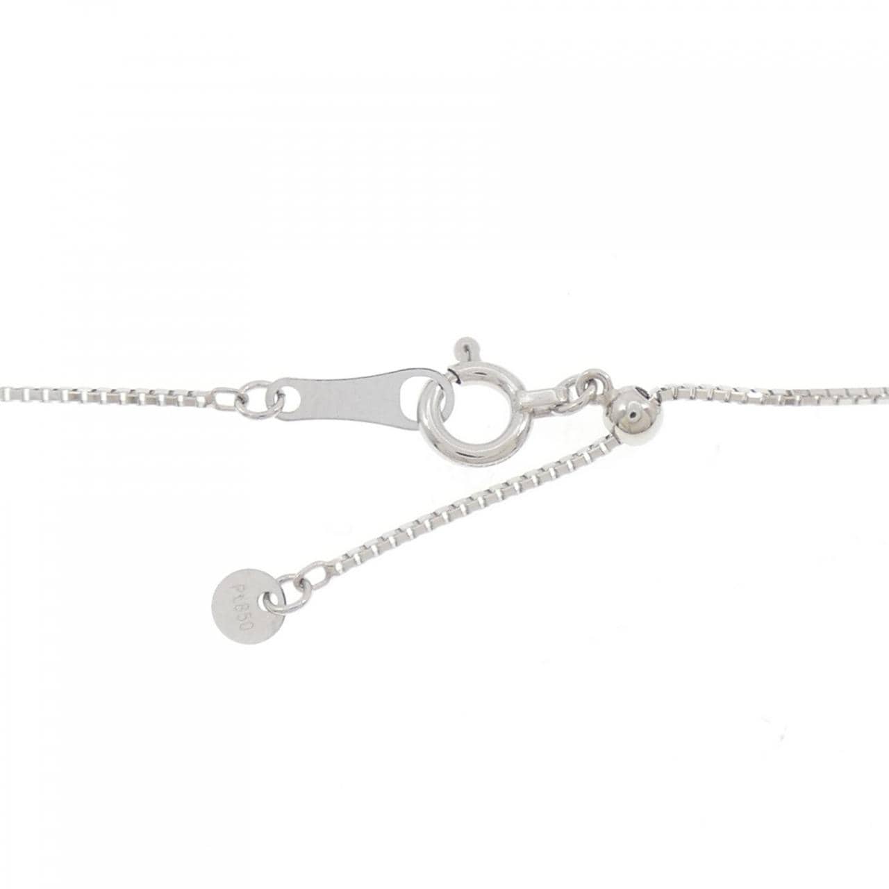 PT900/PT850 Jadeite Necklace 0.77CT