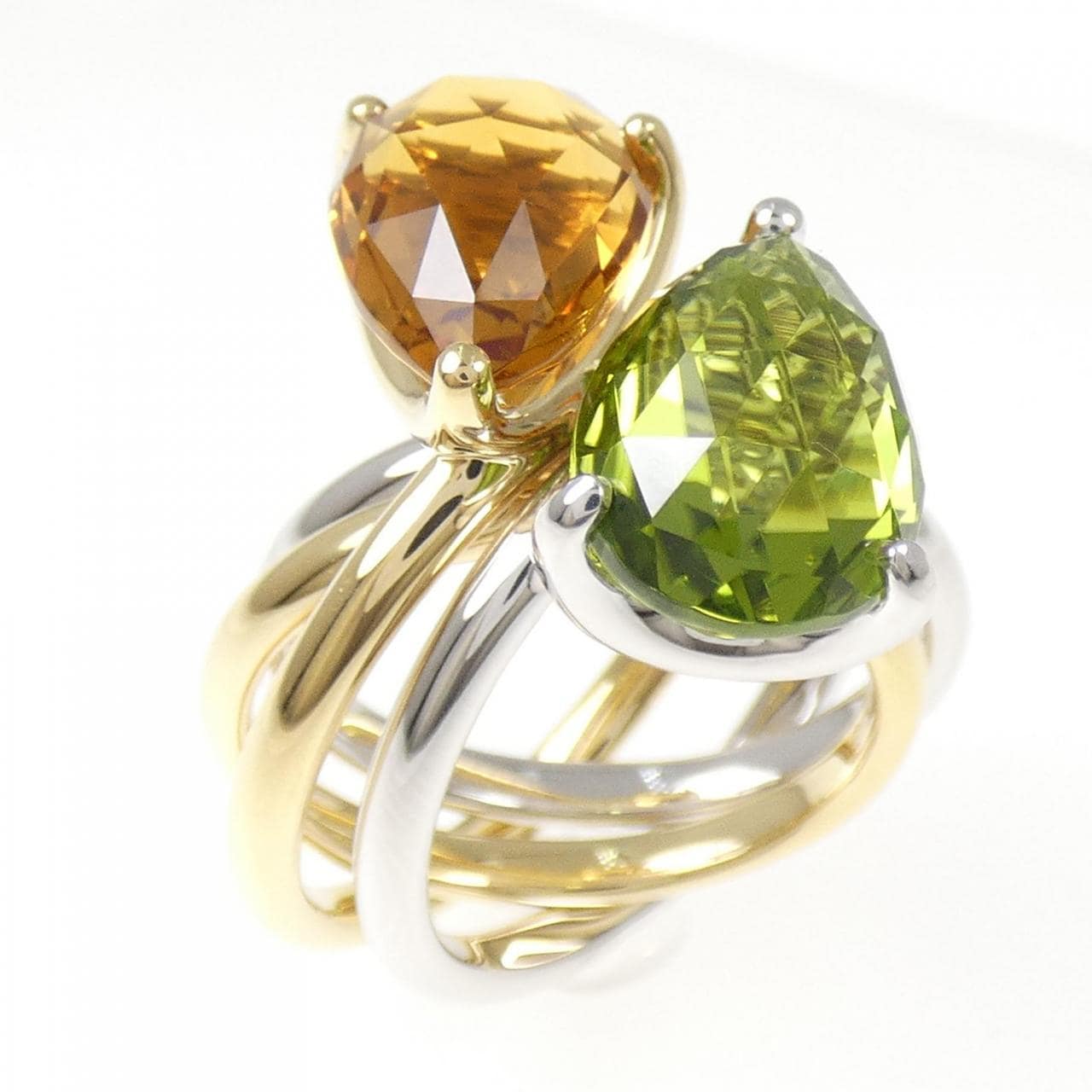 ミキモト ペリドット リング 6.01CT